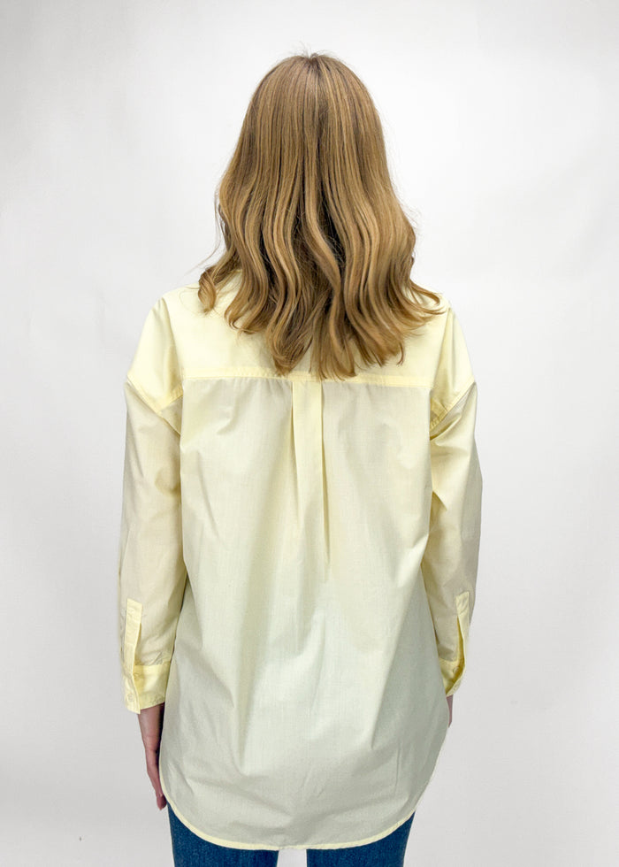 Willow Oversized Button Down - Butter
