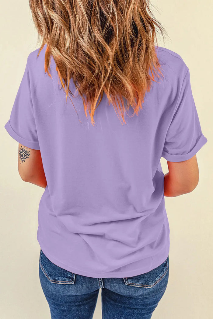 Wisteria Sequin mardi gras Graphic Shirt - Graphic/Graphic Tees
