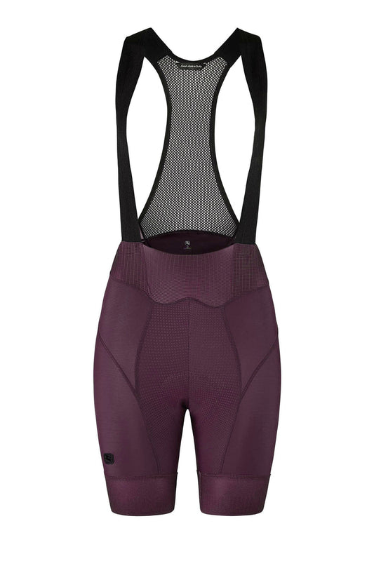 Women's FR-C Pro Bib Short - Shorter Inseam by Giordana Cycling, PIEMONTE PURPLE, Made in Italy