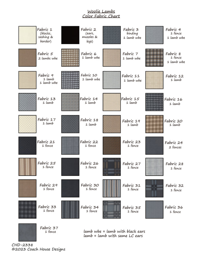Woolie Lambs Downloadable PDF Quilt Pattern