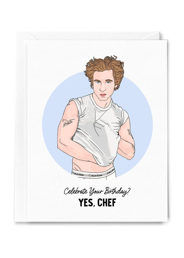 Yes, Chef Birthday Card