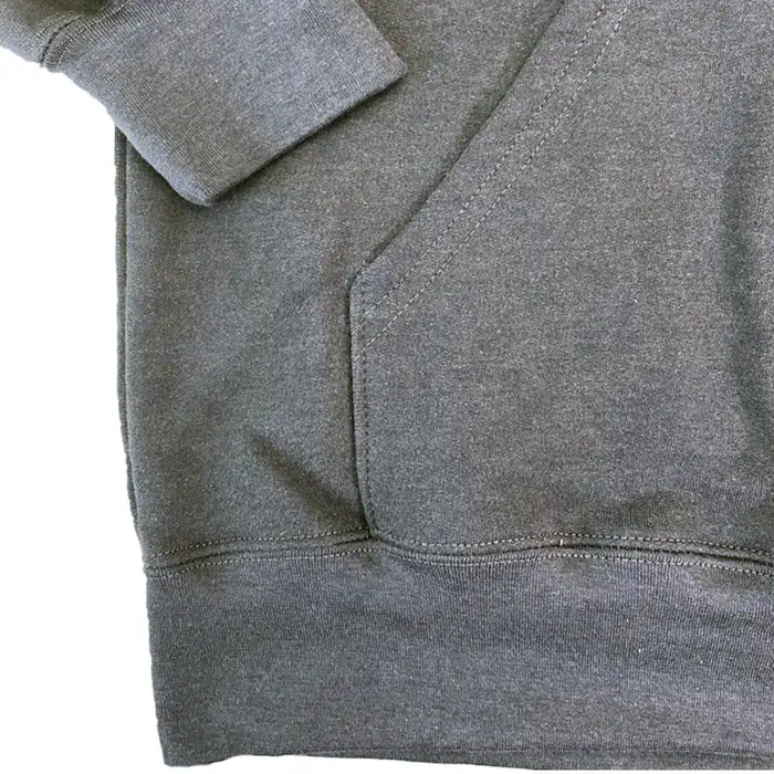 Pocket Detail on Grey Sweatshirt