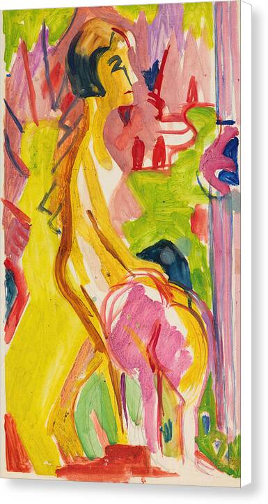 Zwei weibliche Akte - Canvas Print